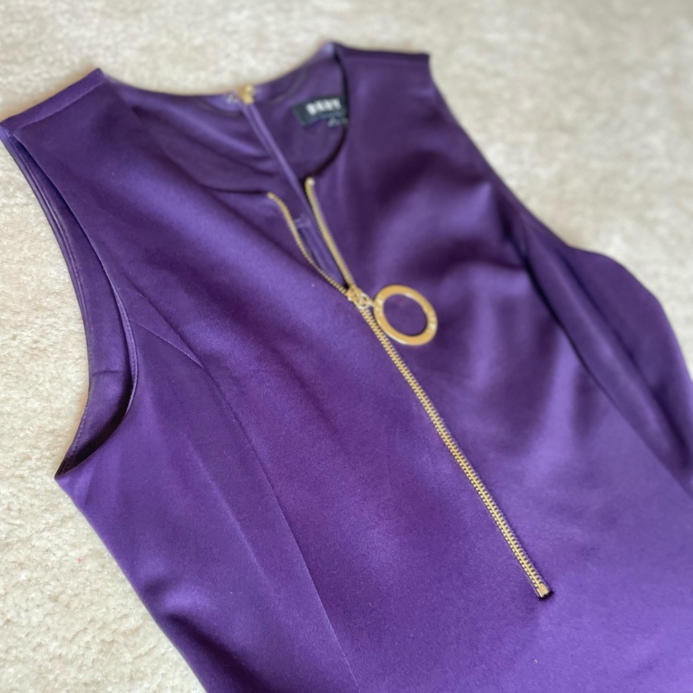 DKNY Size 6 Purple Dress